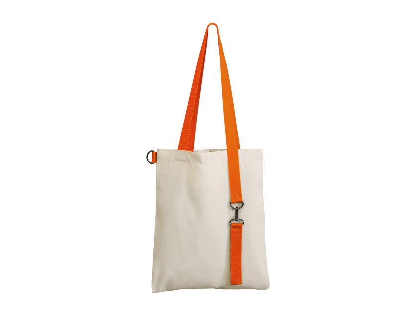 Шоппер Superbag с ремувкой 4sb (неокрашенный с оранжевым)