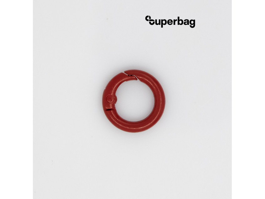 Карабин-кольцо Ring для обвеса, d=2см (красный)
