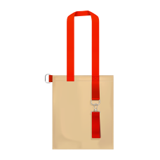 Шоппер Superbag (неокрашенный с красным)