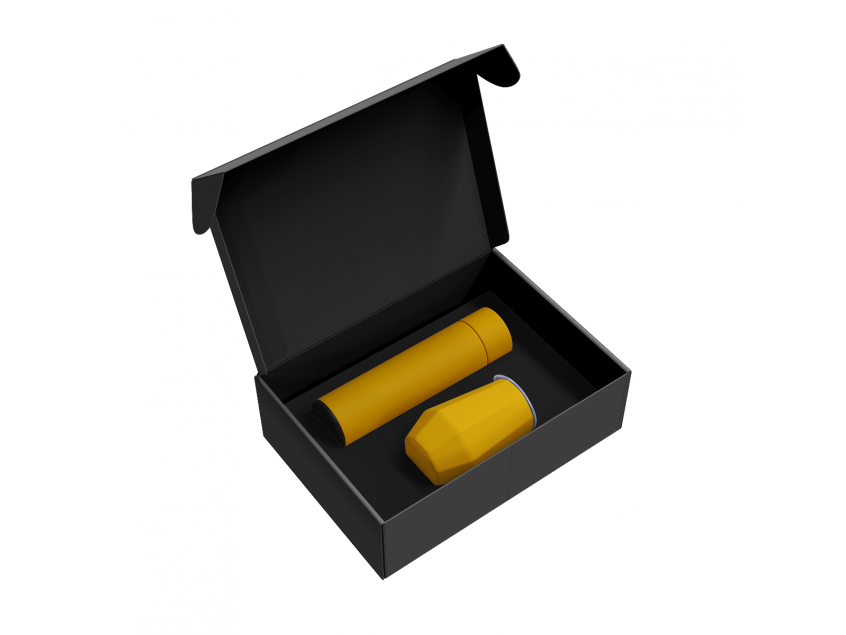 Набор Hot Box E софт-тач EDGE CO12s black (желтый)