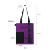 Шоппер Superbag Color (фиолетовый с черным)