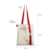 Шоппер Superbag с ремувкой 4sb (неокрашенный с красным)