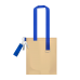 Шопер Superbag (неокрашенный с синим)