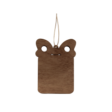 Ёлочная игрушка Подарочек (белый с золотым )