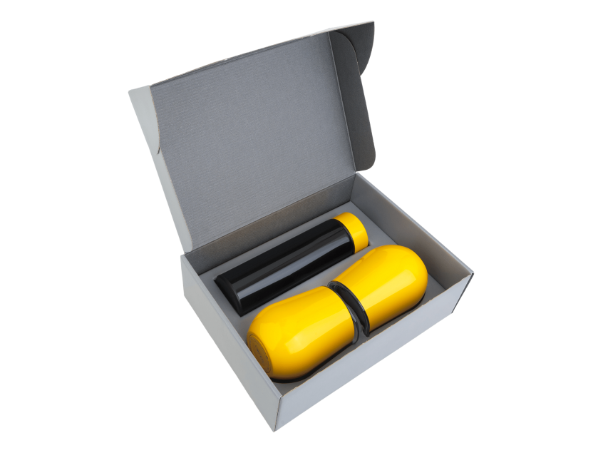 Набор Hot Box Duo C2B grey (черный с желтым)