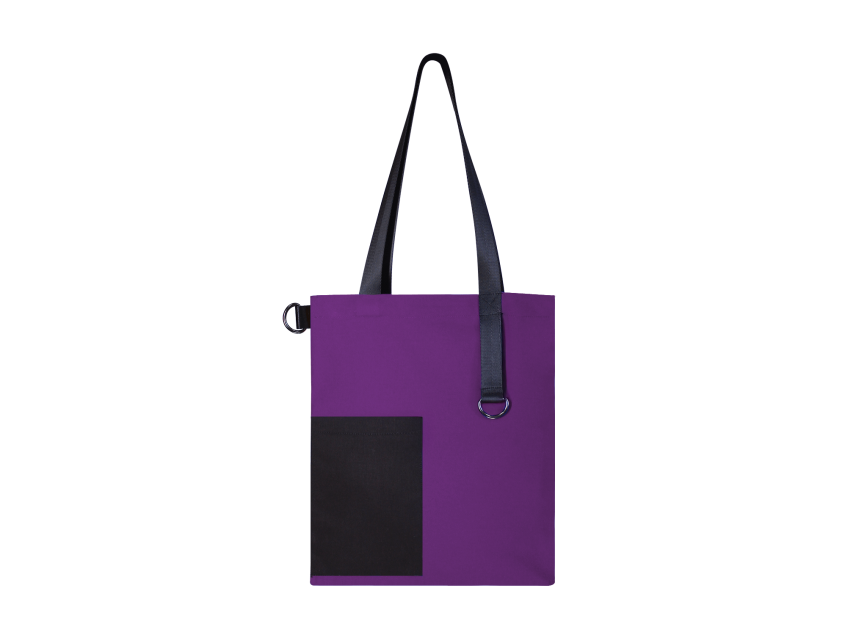 Шоппер Superbag Color (фиолетовый с черным)