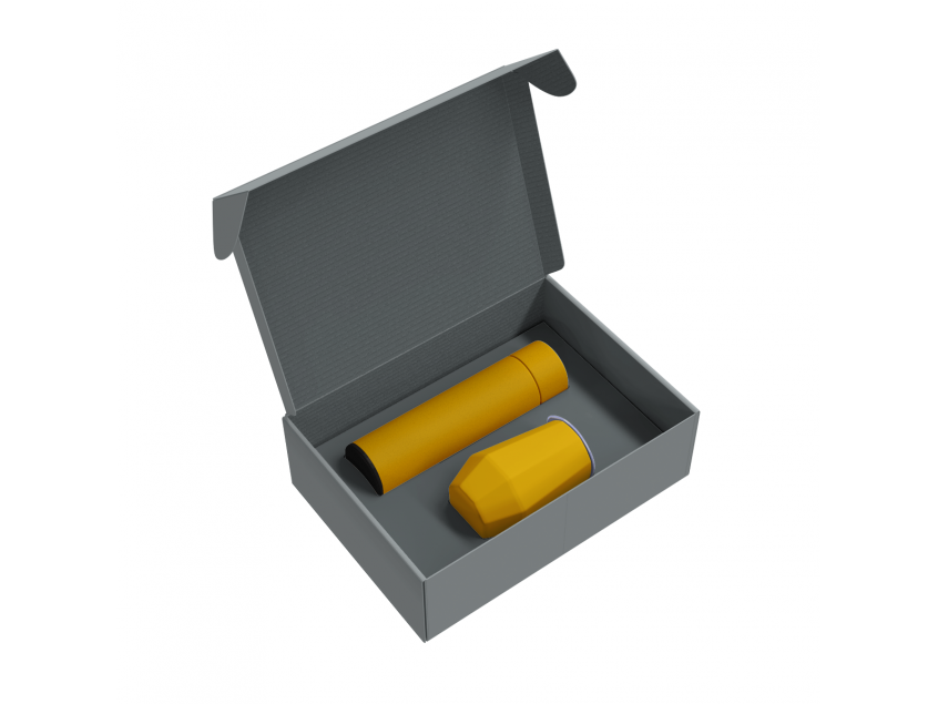 Набор Hot Box E софт-тач EDGE CO12s grey (желтый)