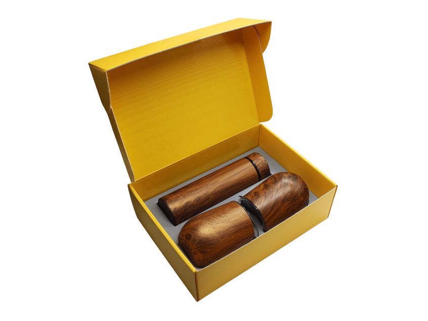 Набор Hot Box С2 design G yellow (дерево)