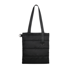 Шоппер Superbag Bubble, стёганый, без застёжки (черный)