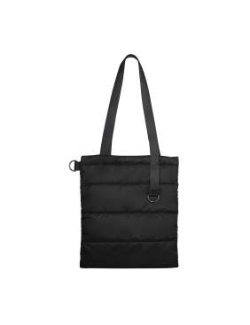 Шоппер Superbag Bubble, стёганый, без застёжки (черный)
