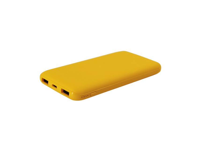 Внешний аккумулятор Bplanner Power 2 ST, софт-тач, 10000 mAh (Желтый)