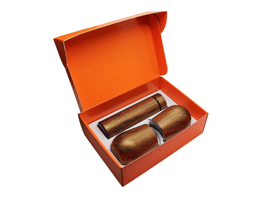 Набор Hot Box С2 design W orange (дерево)