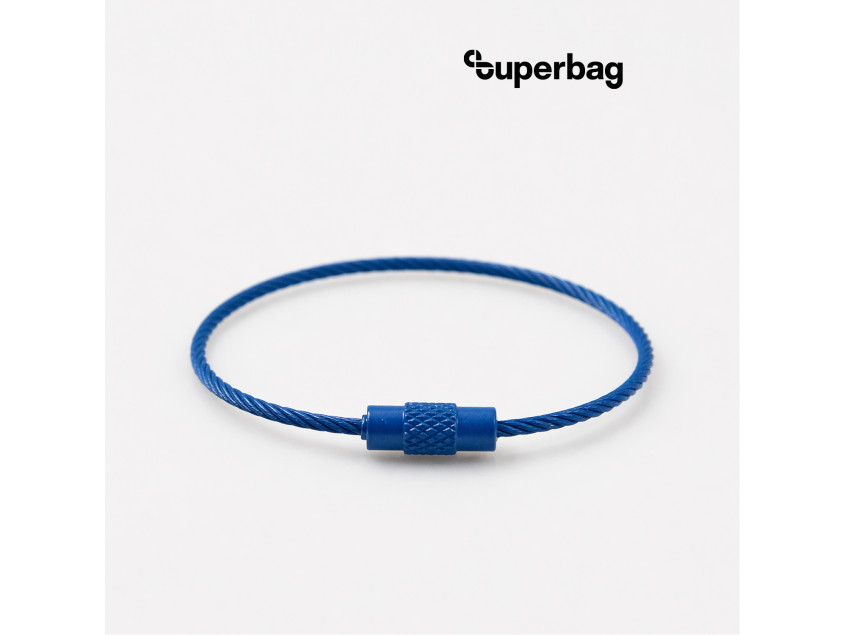 Тросик-кольцо Ring для обвеса, L=15см (синий)