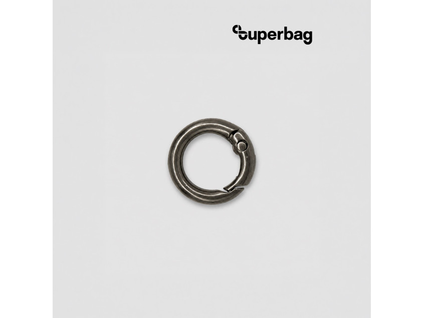 Карабин-кольцо Ring для обвеса, d=2см (чёрный никель)