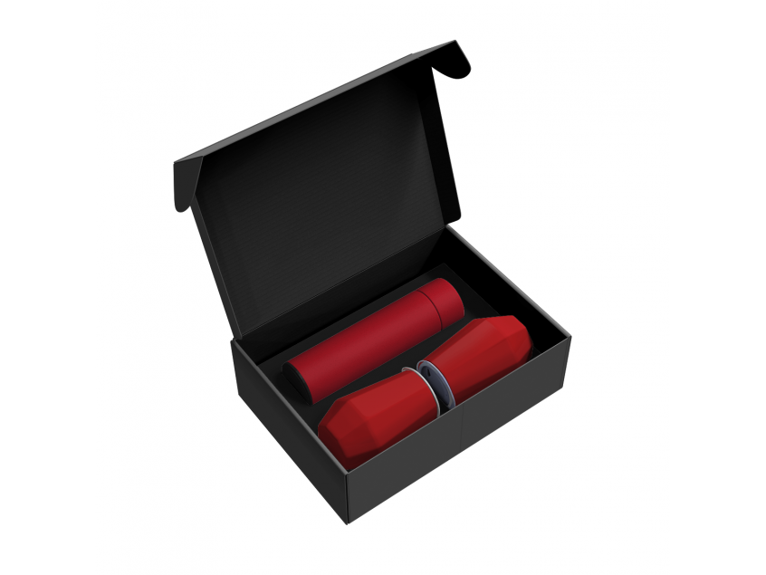 Набор Hot Box E2 софт-тач EDGE CO12s  black (красный) 