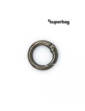 Карабин-кольцо Ring для обвеса, d=3,2см (чёрный никель)