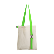 Шоппер Superbag с ремувкой 4sb (неокрашенный с салатовым)