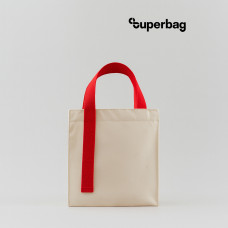 Шоппер Superbag Pack (S) (неокрашенный с красным)