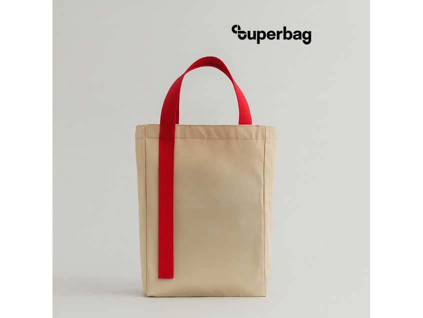 Шоппер Superbag Pack (M) (неокрашенный с красным) Шоппер Superbag Pack (M) (неокрашенный с красным)