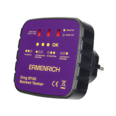 Тестер розеток Ermenrich Zing ST30