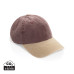 Бейсболка BEAU AWARE™ из двухцветной хлопковой саржи, 6 клиньев, 270 г/м²