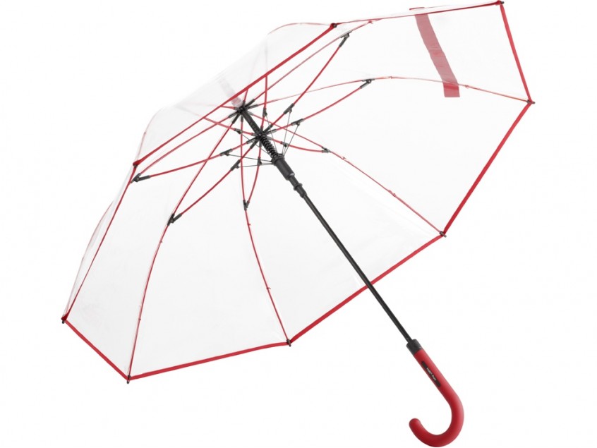 Зонт-трость Pure с прозрачным куполом