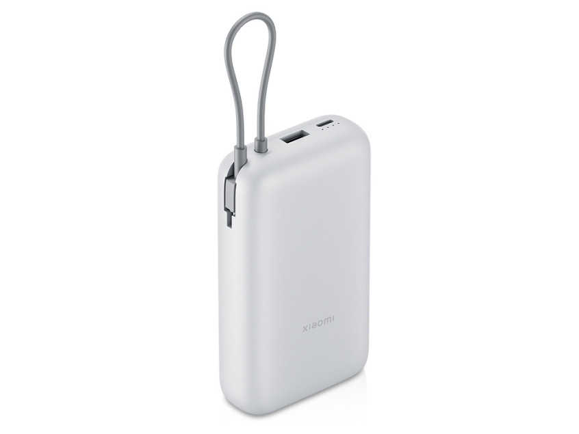 Внешний аккумулятор с встроенным кабелем Xiaomi Power Bank (Integrated Cable), 20000 мАч