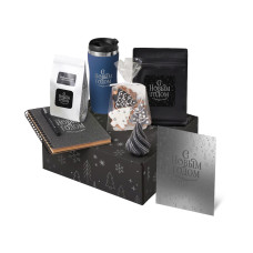 Подарочный набор Re:Charge с термокружкой, кофе и блокнотом