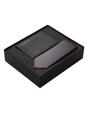 Подарочный набор Long River: обложка для паспорта, галстук