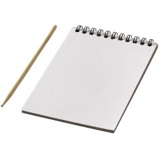 Цветной набор Scratch: блокнот, деревянная ручка