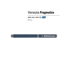 Ручка металлическая шариковая Venezia Pragmatico софт-тач