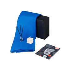 Подарочный набор Re:y. Cocoon с пледом, свечой и диффузором