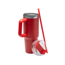 Термокружка Крэнстон с трубочкой и поворотной крышкой, 850 мл