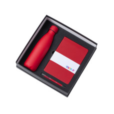 Подарочный набор Color it с блокнотом, металлической ручкой и термобутылкой