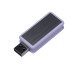 USB 2.0- флешка промо на 32 Гб прямоугольной формы, выдвижной механизм