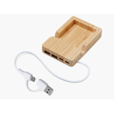 USB-хаб Memo, 2*USB, 2*Type C