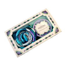 Набор: платок Каменный цветок и свеча Утонченность