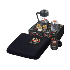 Подарочный набор Re:Moments с пледом, френчпрессом и медом