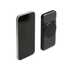 Магнитный беспроводной внешний аккумулятор со встроенными кабелями Мэни, 10000 мАч