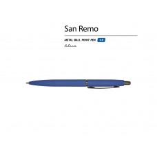Ручка металлическая шариковая San Remo, софт-тач