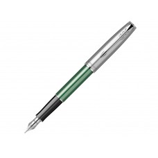 Ручка перьевая Parker Sonnet Essentials Green SB Steel CT