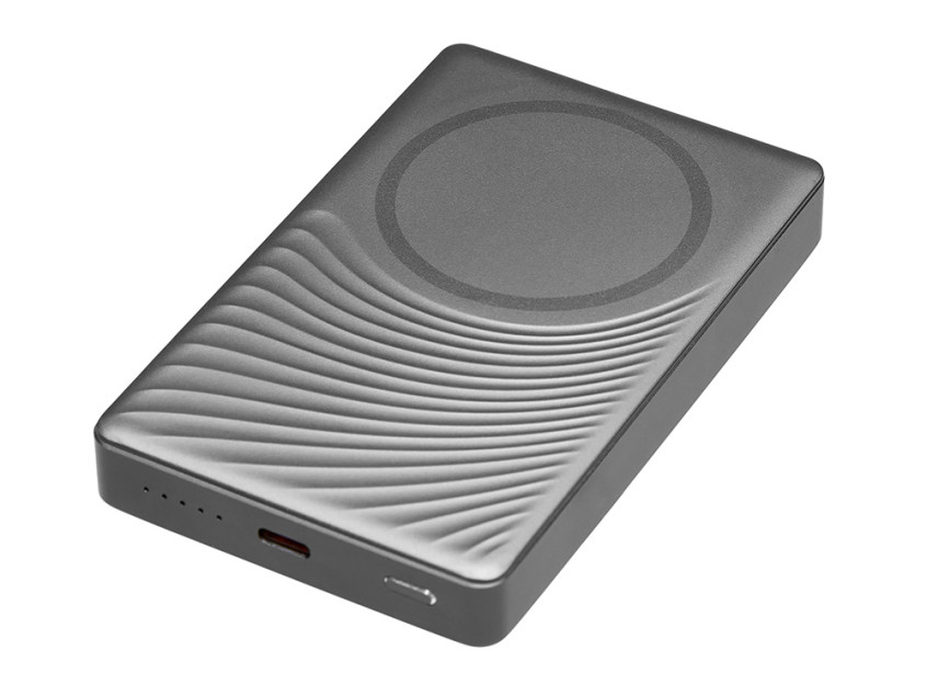 Магнитный беспроводной внешний аккумулятор Сёрф, 10000 мАч