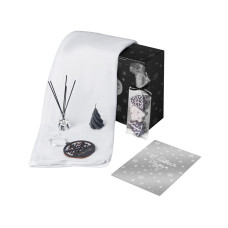 Подарочный набор Re:Home с пледом, свечой и диффузором