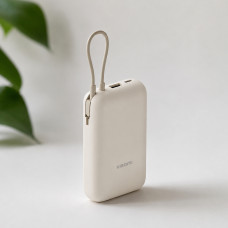 Внешний аккумулятор со встроенным кабелем Xiaomi Power Bank (Integrated Cable), 10000 мАч