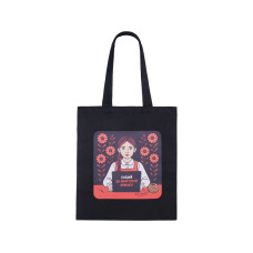 Сумка из хлопка Carryme 140 с печатью DTF - цифровая вышивка