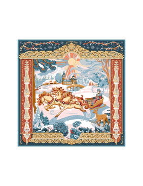 Платок Русская зима