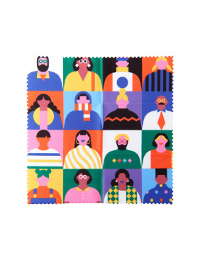 Салфетка для протирания очков с возможностью полноцветной печати