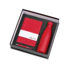 Подарочный набор Color it с блокнотом, металлической ручкой и термобутылкой