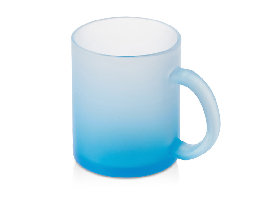 Стеклянная матовая кружка с градиентом для сублимации Омбре