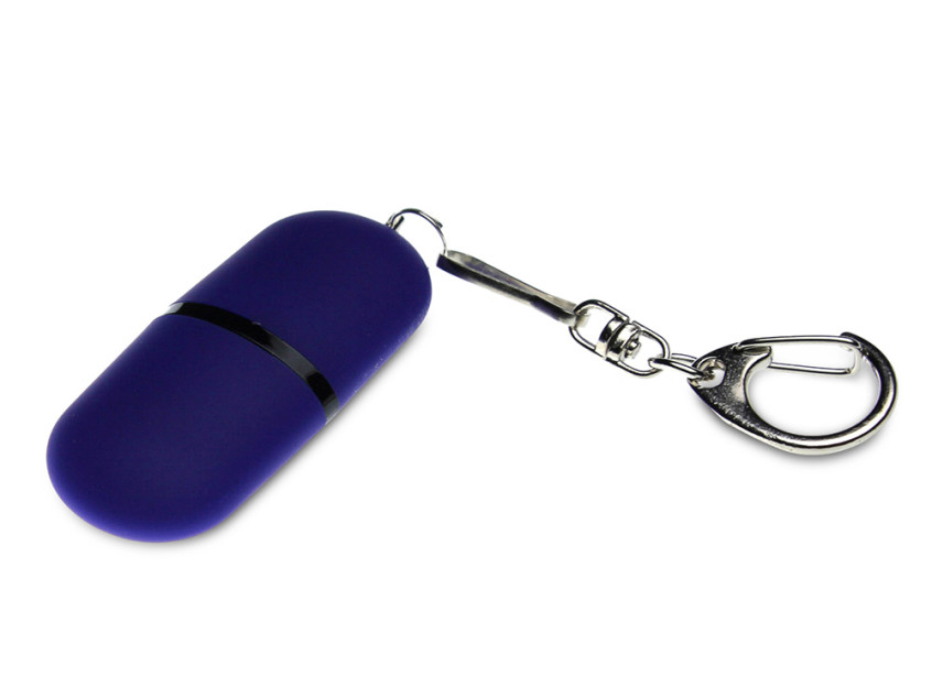 USB 3.0- флешка Goutte Soft-touch на 64 Гб каплевидной формы